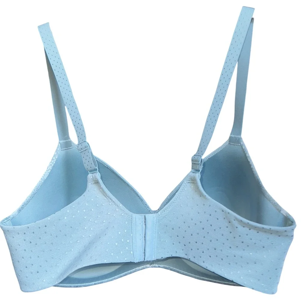 Wacoal Womens 36D Blue Wire Free Padded Bra NWT